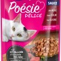 Vitakraft Poésie Délice Katzen-Nassfutter mit Herz in Sauce, 85g Packung.