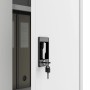 Jan Nowak Büro Aktenschrank ALEX 185 x 45 x 40 cm Weiß_8