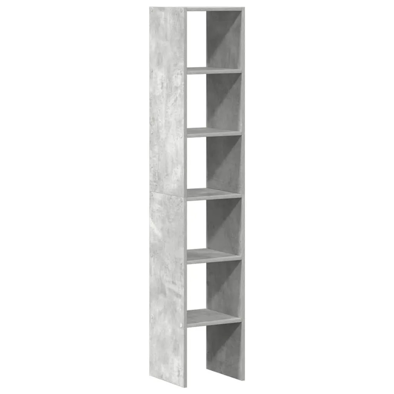 vidaXL Bücherregale 2 Stk Stapelbar Betongrau 30x30x80cm Holzwerkstoff 8588 günstig online kaufen