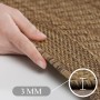 Detailaufnahme: Brauner Ayyildiz Outdoor-Teppich Giza, Sisal-Optik, 3 mm Florhöhe.