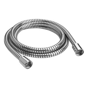 aquaSu Brauseschlauch Antala, 1,5 m, Chrom-Schwarz, flexibler Duschschlauch