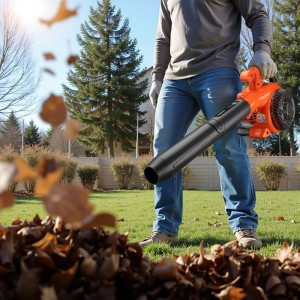 Wiltec 3In1 Laubbläser Laubsauger Häcksler 1Ps Benzin Gartenhäcksler Laubgebläse
