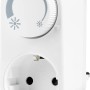 Weißer LED Zwischenstecker Dimmer Adapter für Steh- und Tischlampen.