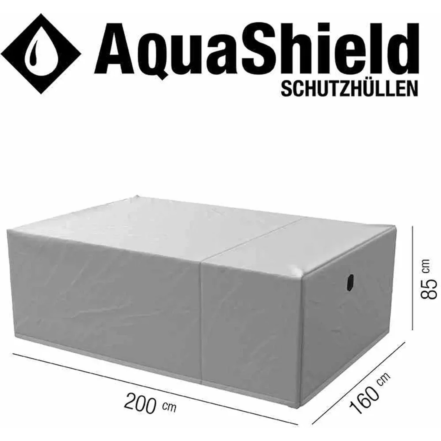 Siena Garden Schutzhülle für Sitzgruppe, AquaShield hellgrau, 200x160x85 cm.