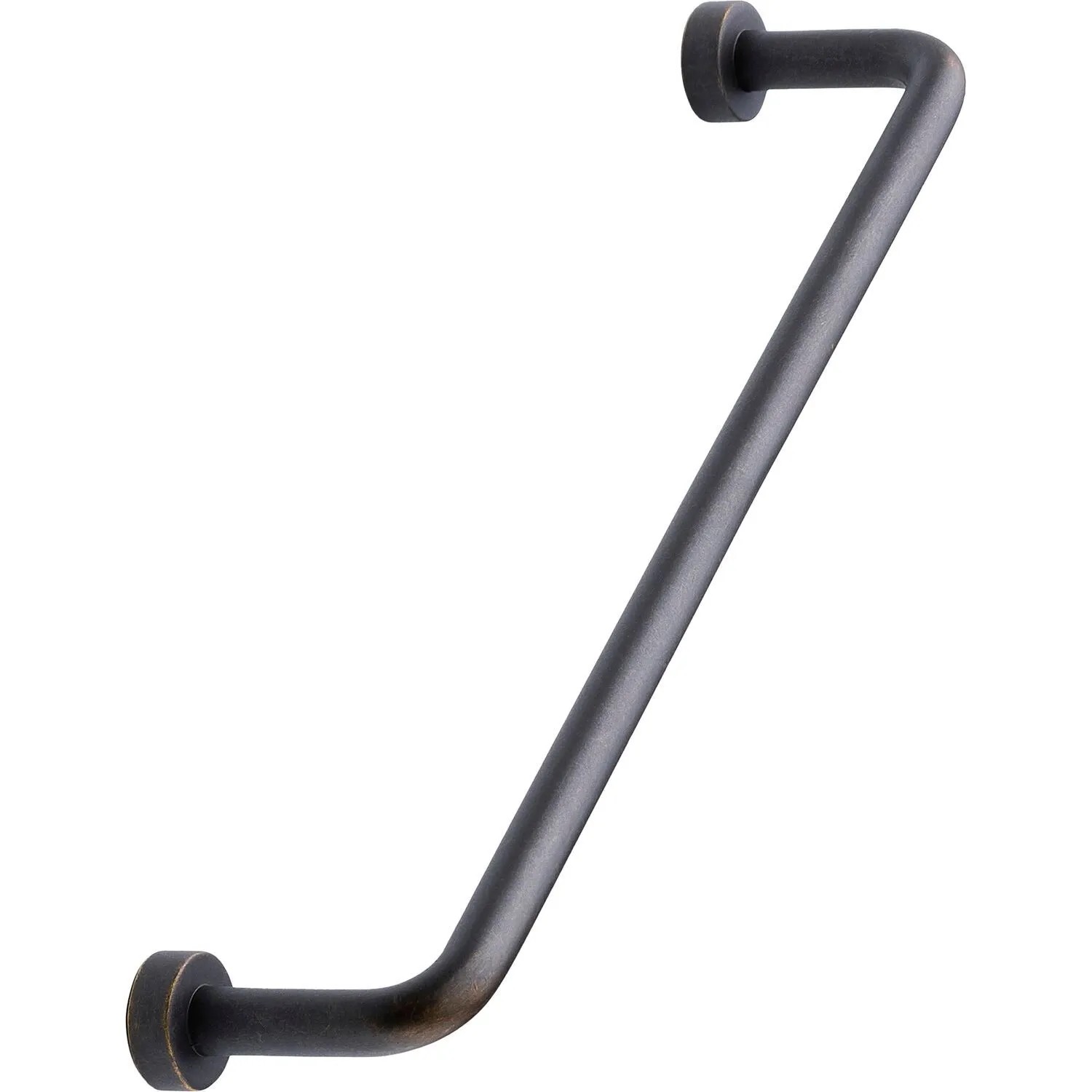 Furnipart Möbelgriff Lounge ø 7 mm La 160 mm Breite 174 mm Zinkdruckguss Braun Antik