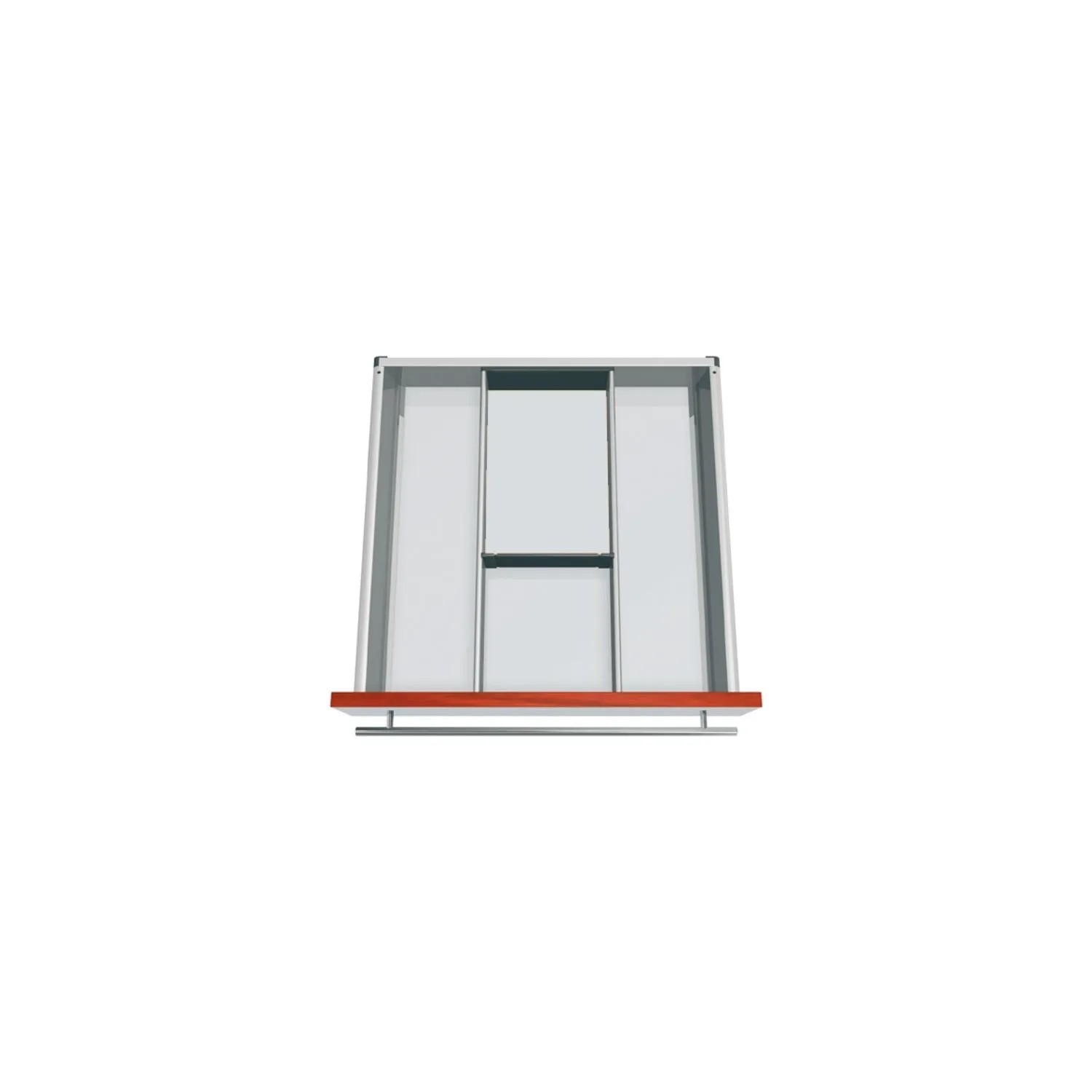 Blum Besteckeinsatz Orga-Line Facheinteilungs-Set Korpusbreite 450-599 mm Nennlänge 500 mm Grau