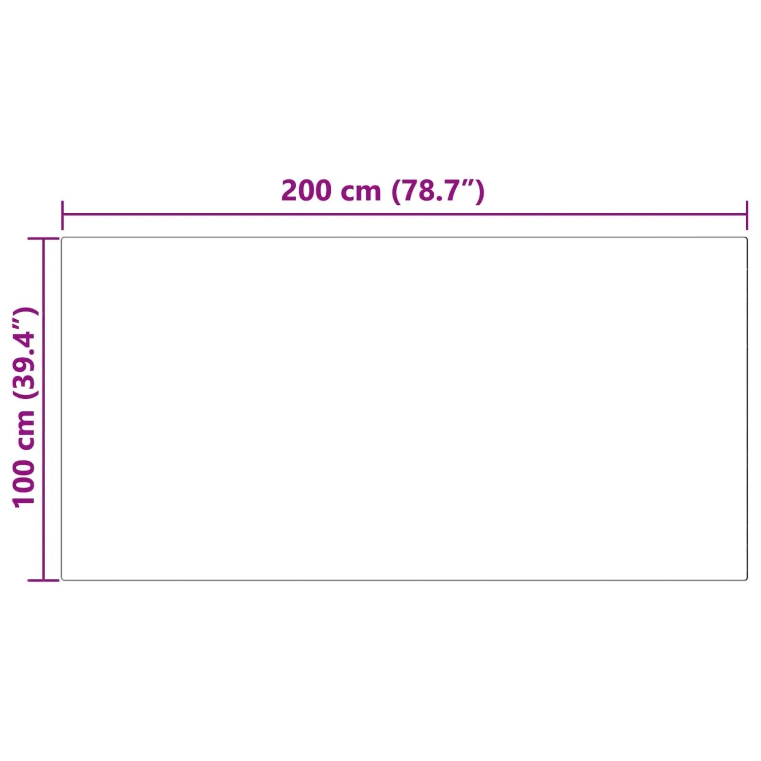vidaXL Kunstschaffell Teppich Tafalla Beige 100 x 200 cm Polyester 42021481_10