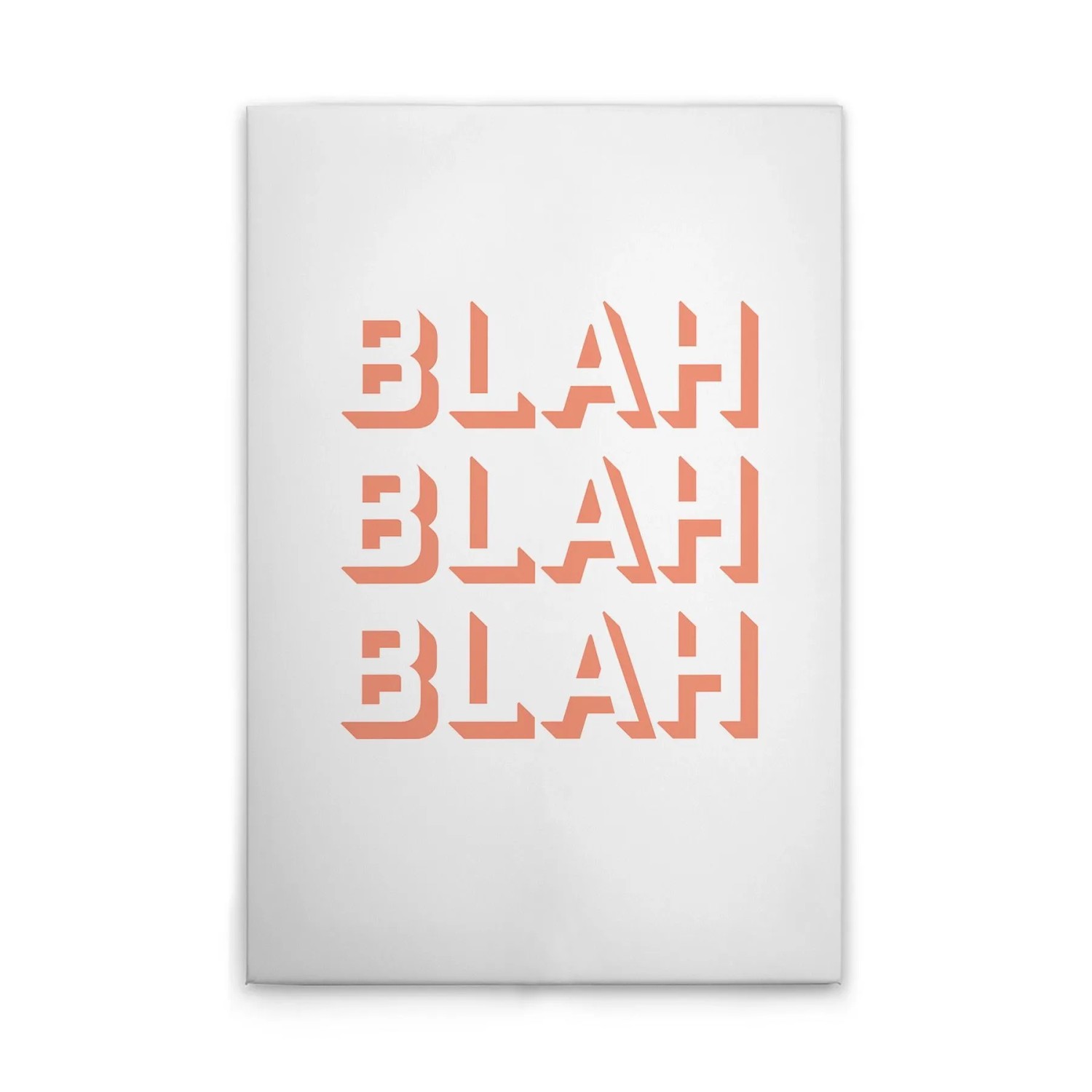 Tadessi Leinwandbild - M1-No.51940 - Blah Blah Blah - 60 x 90 cm - Querformat