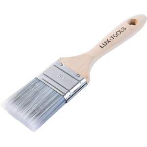 LUX-TOOLS PRO Flachpinsel, 50 mm, für Lackierarbeiten mit lösemittelhaltigen Lacken.
