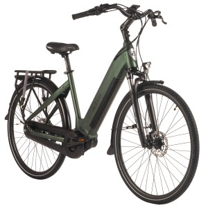 ADORE E-Citybike 28 Zoll Alu Cityfahrrad CX-280 Mittelmotor 75NM 15Ah British Green