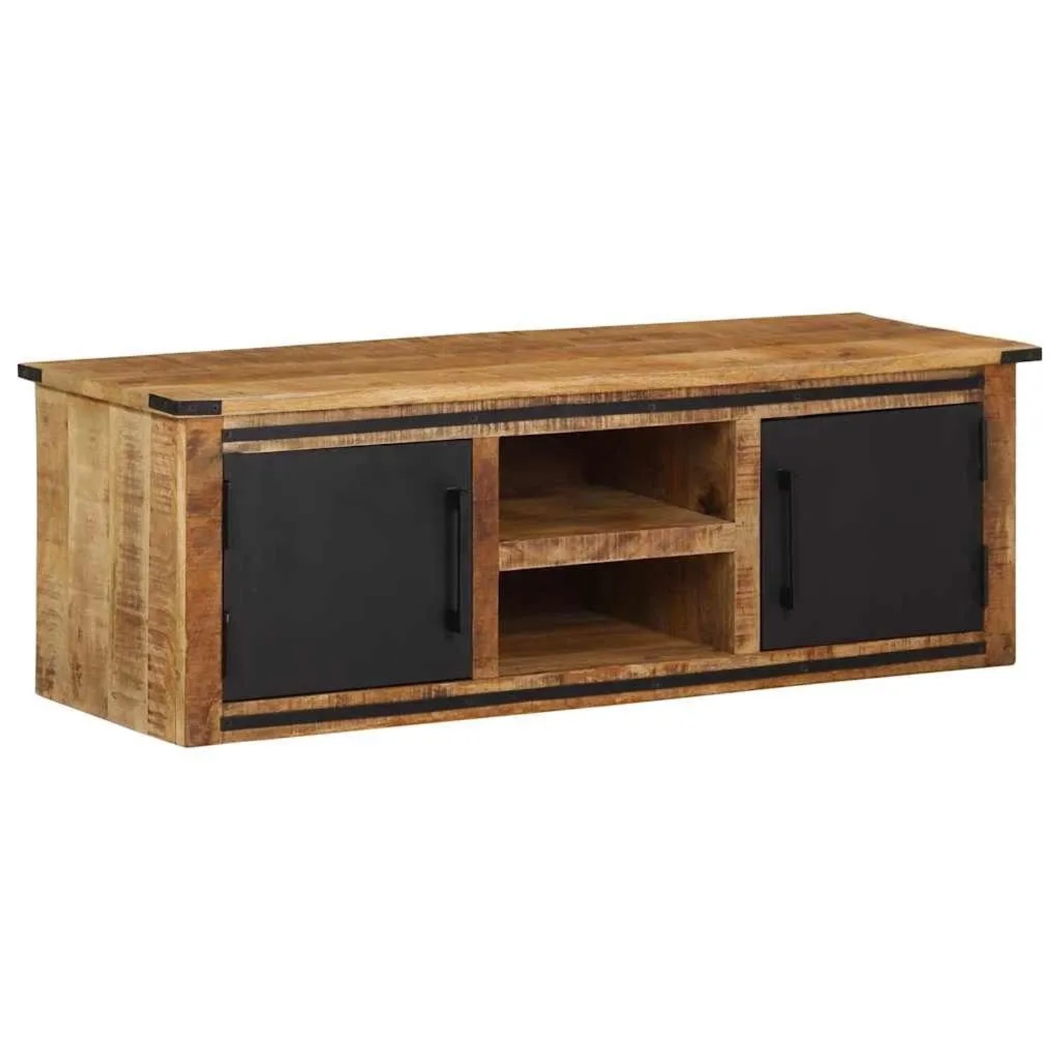 vidaXL TV-Schrank mit Türen 105x35x36 cm Massivholz Mango 374062 günstig online kaufen