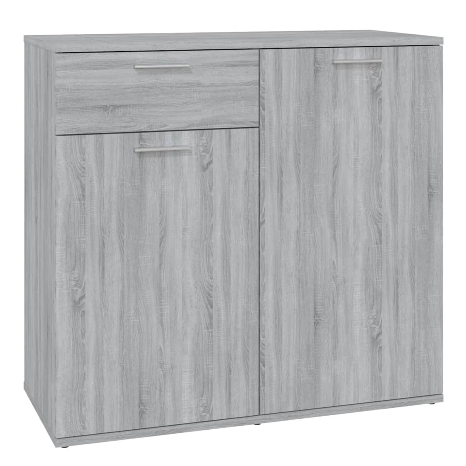 vidaXL Sideboard Grau Sonoma 80x36x75 cm Holzwerkstoff 815490 günstig online kaufen