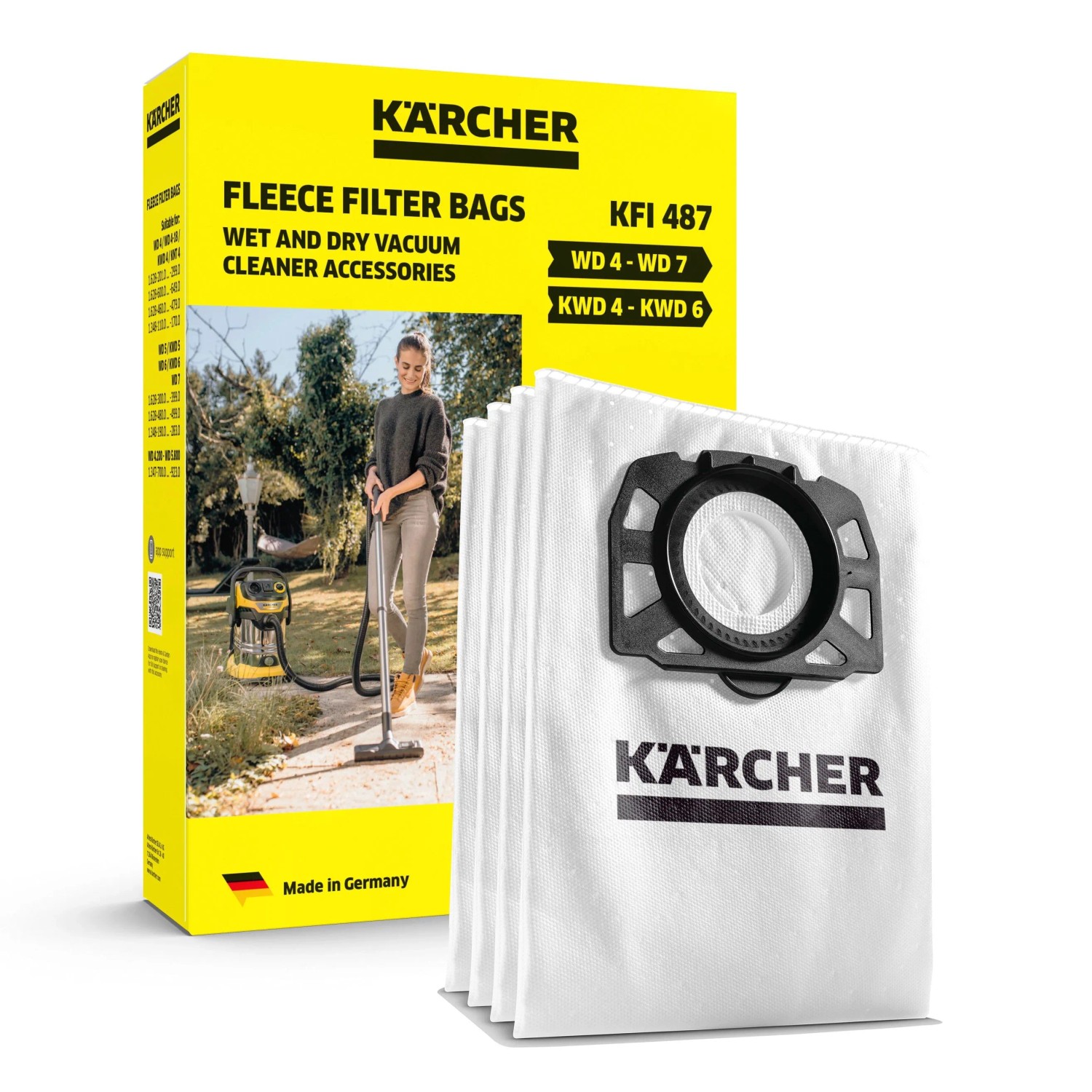 Kärcher Vlies-Staubsaugerbeutel 4 Stück kaufen bei OBI