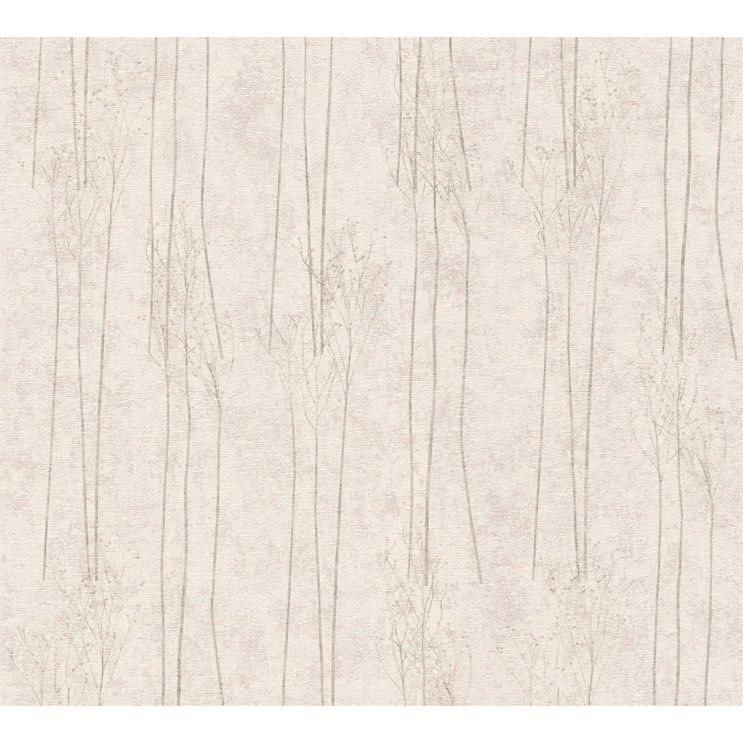 OBI bei kaufen Beige Strukturiert Leicht Vliestapete Floral FSC® Glänzend Grau