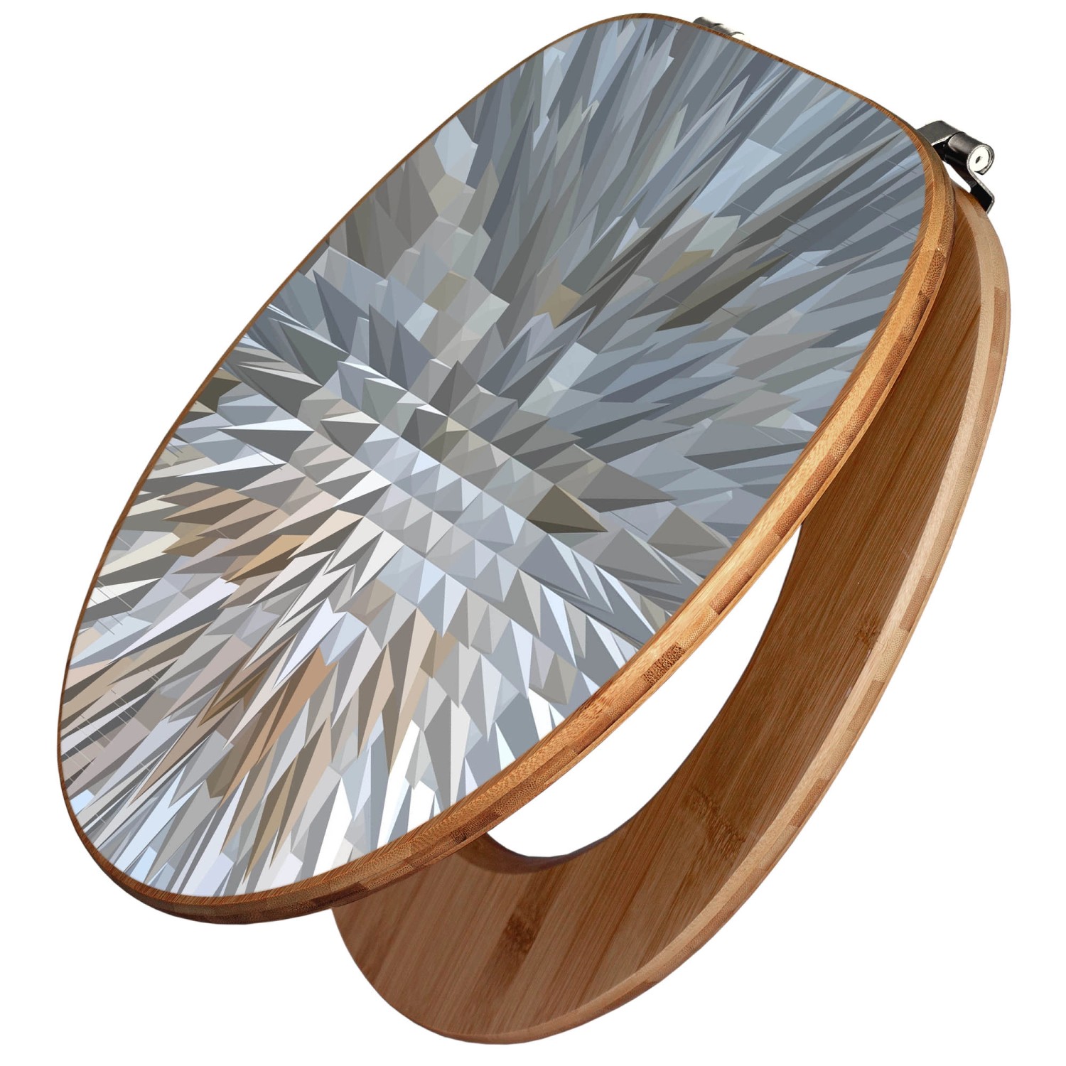 Banjado Design WC Sitz Bambus Toilettendeckel Toilettensitz Bambus Holz Klo günstig online kaufen