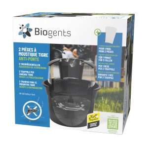 Biogents BG-Gat Reflect-Tech Tigermückenfallen, 2er-Pack. Falle zur Reduzierung der Tigermückenpopulation.