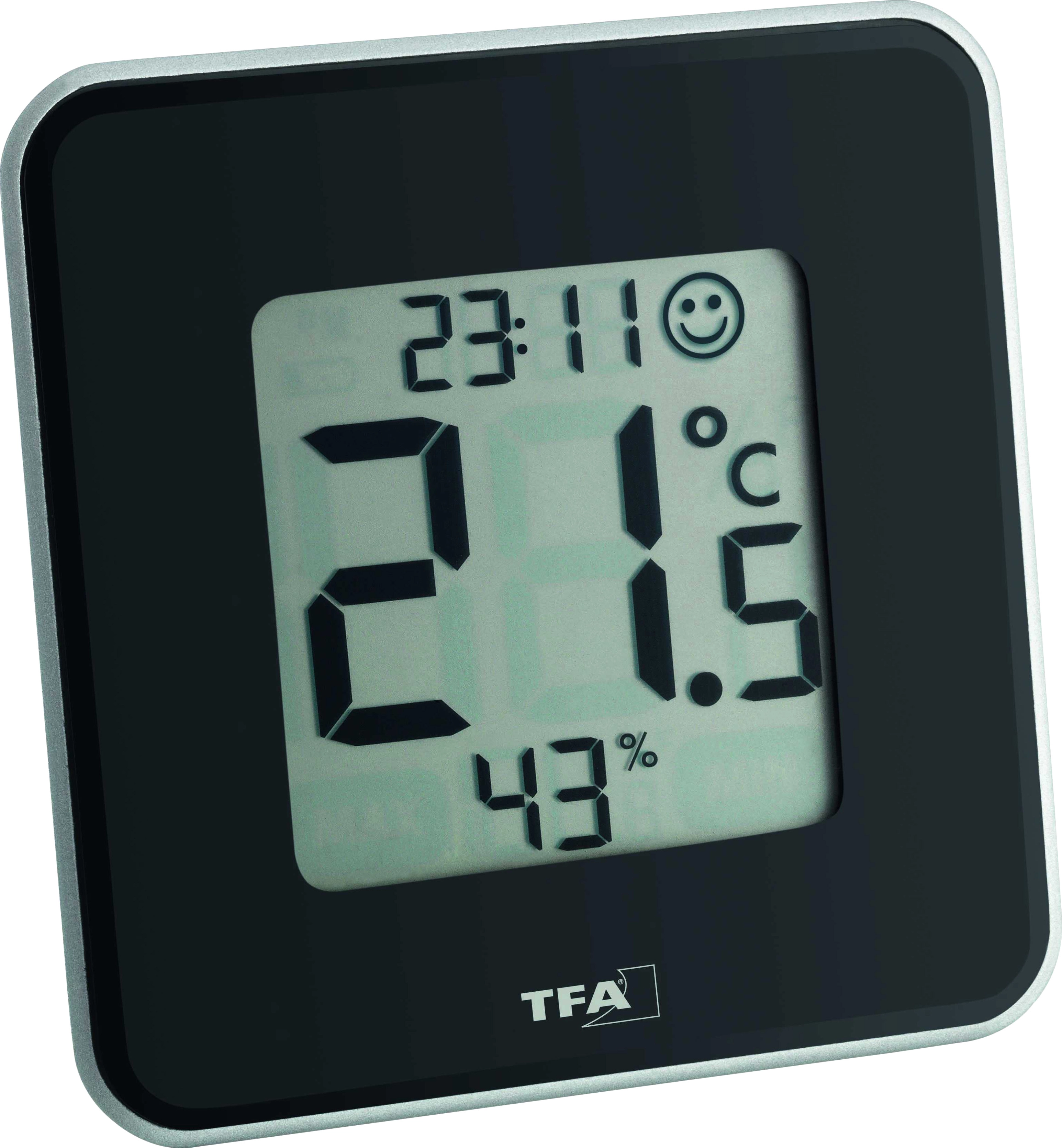 TFA Digitales Innen-Außen-Thermometer Schwarz kaufen bei OBI