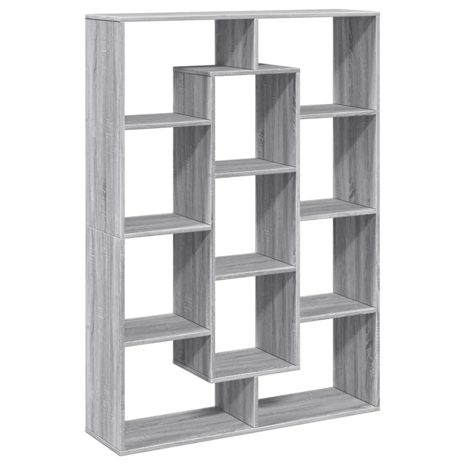 vidaXL Bücherregal Grau Sonoma 102x29x143 cm Holzwerkstoff 3310303 günstig online kaufen