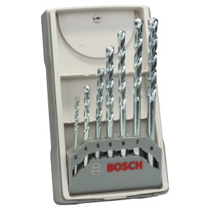 Bosch Bohrer-Set CYL-1, 7-teilig, Ø 3-8 mm, für Mauerwerk und Stein.