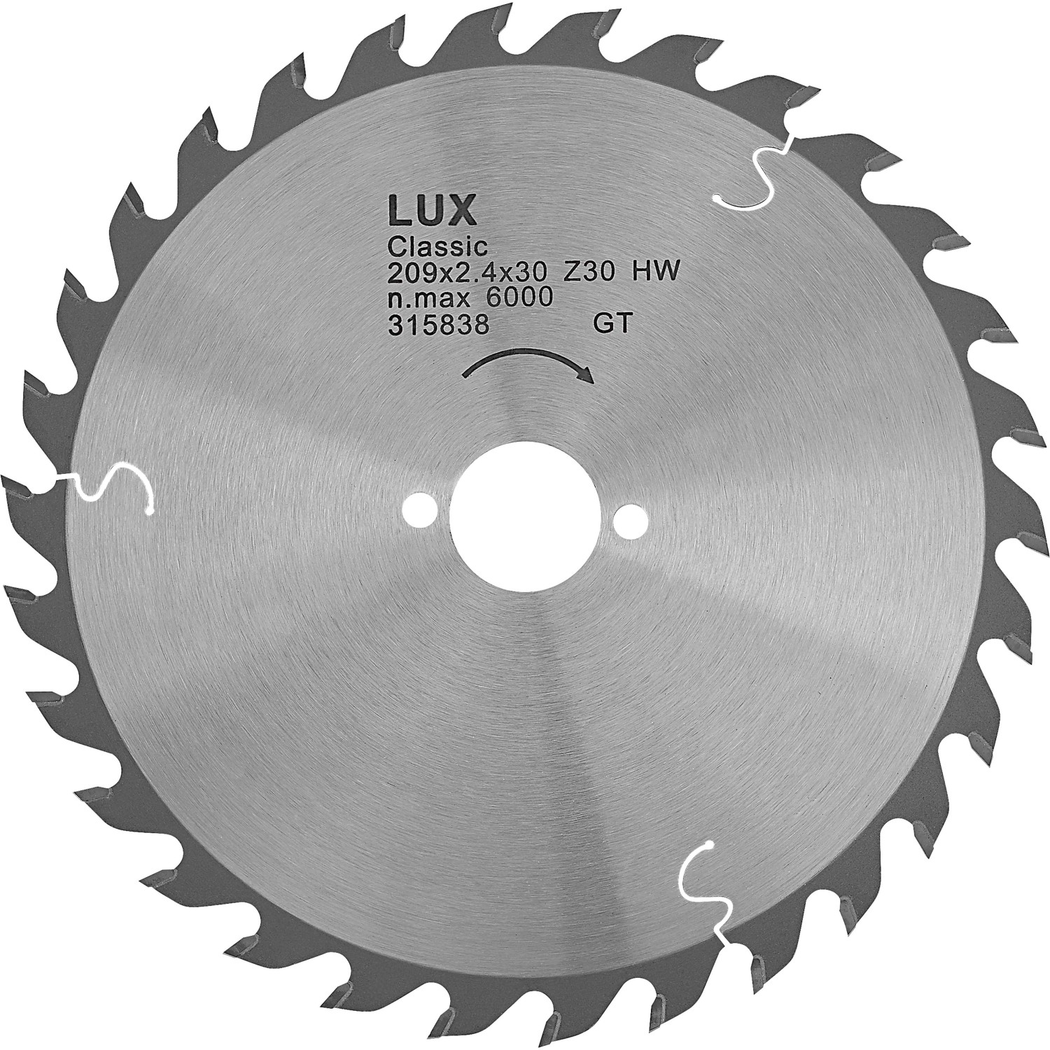 LUX HM-Kappsägeblatt Holz Ø 209 mm 30 Zähne günstig online kaufen