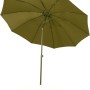 Siena Garden Marktschirm, Ø 270 cm, Olive. Sonnenschirm mit Schieber zum Öffnen und Schließen.