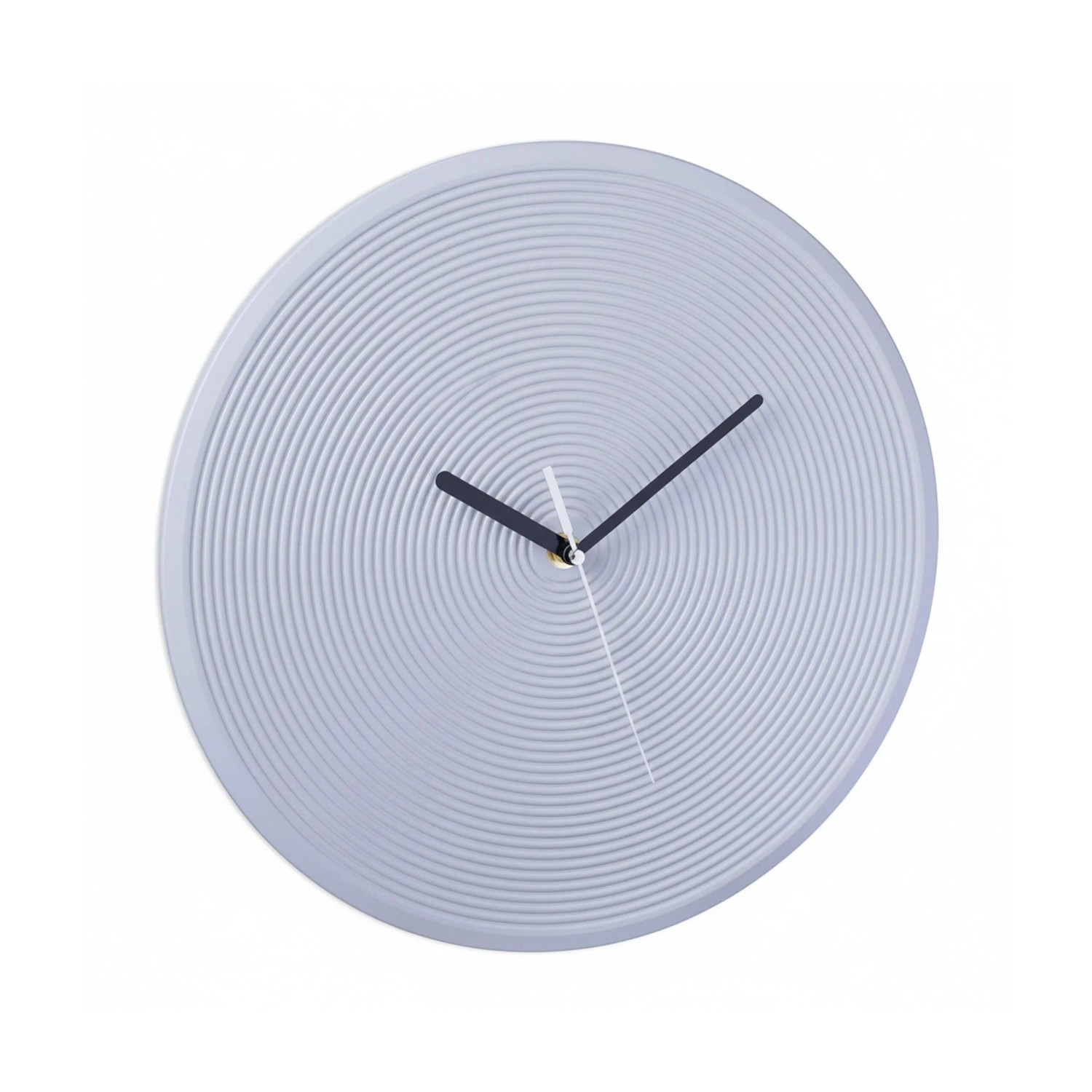 Relaxdays Wanduhr Kunststoff Eisen Grau Schwarz Ohne Zahlen 30,5 cm x 4 cm 220 g