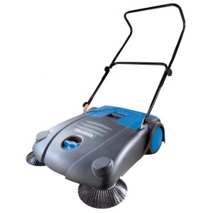 Westfalia Kehrmaschine 70 cm Arbeitsbreite 14 Liter SchmutzbehÄLter Grau Kunststoff