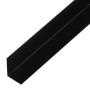 Schwarzes Alberts Winkelprofil aus Aluminium, 30x30x2000 mm.