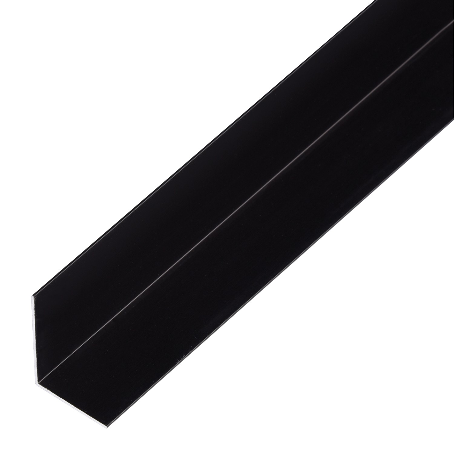 Alberts Winkelprofil Aluminium Schwarz 30 mm x 30 mm x 2000 mm