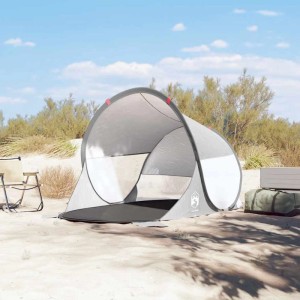 vidaXL Strandzelt Grau Pop-Up Wasserdicht 4004151