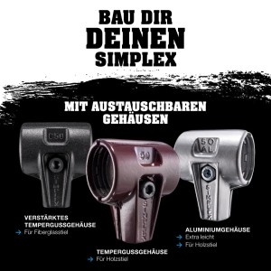 Halder Simplex Ersatzeinsatz Gummikomposition Schwarz 60mm