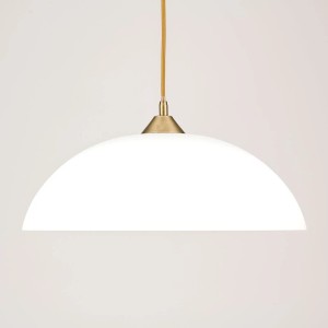 Orion Lightstyle Lampenschirm E27, Ø 40cm, Milchglas für Lampen & Leuchten.