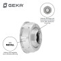 GEKA plus IBC Adapter, 2-teilig, aus Metall. Zubehör für Regentonnen und Wasserzapfstellen.