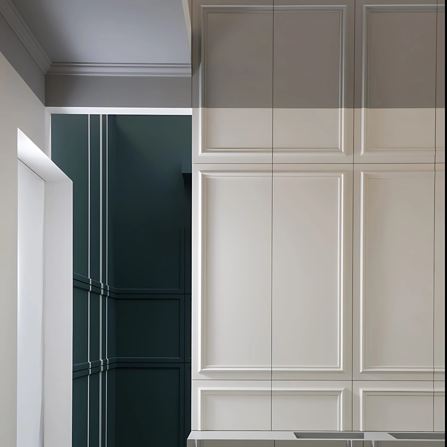 ORAC DECOR CX176-Box AXXENT Eckleisten Set, 24 weiße Zierleisten (48 m) für Paneele.