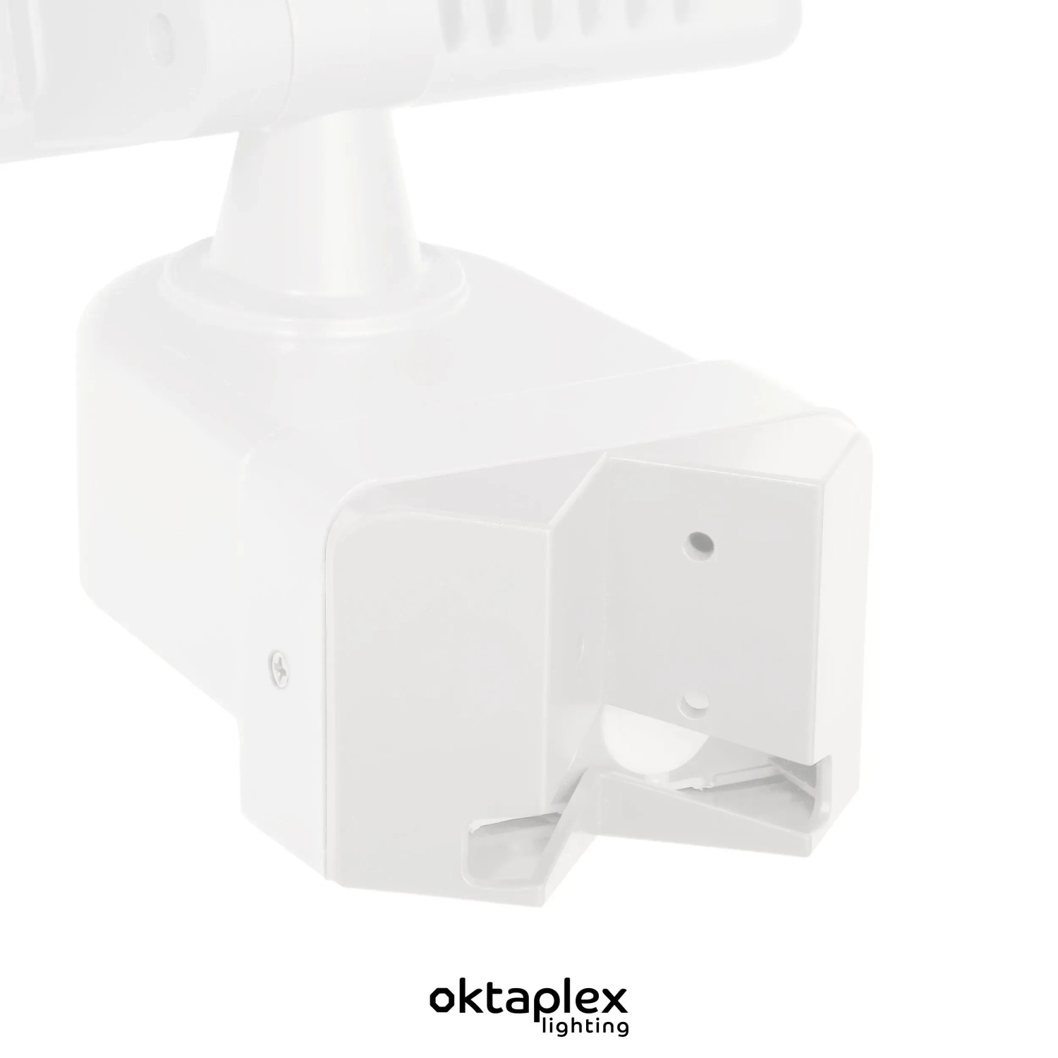 Oktaplex Eckwandhalter in Weiß für Cali & Cali Dos Lampen zur Eckmontage.