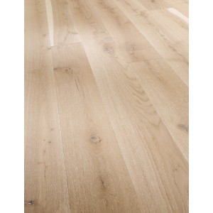 Parador Parkett Basic Rustikal Eiche Weiß Landhausdiele, matte Oberfläche.