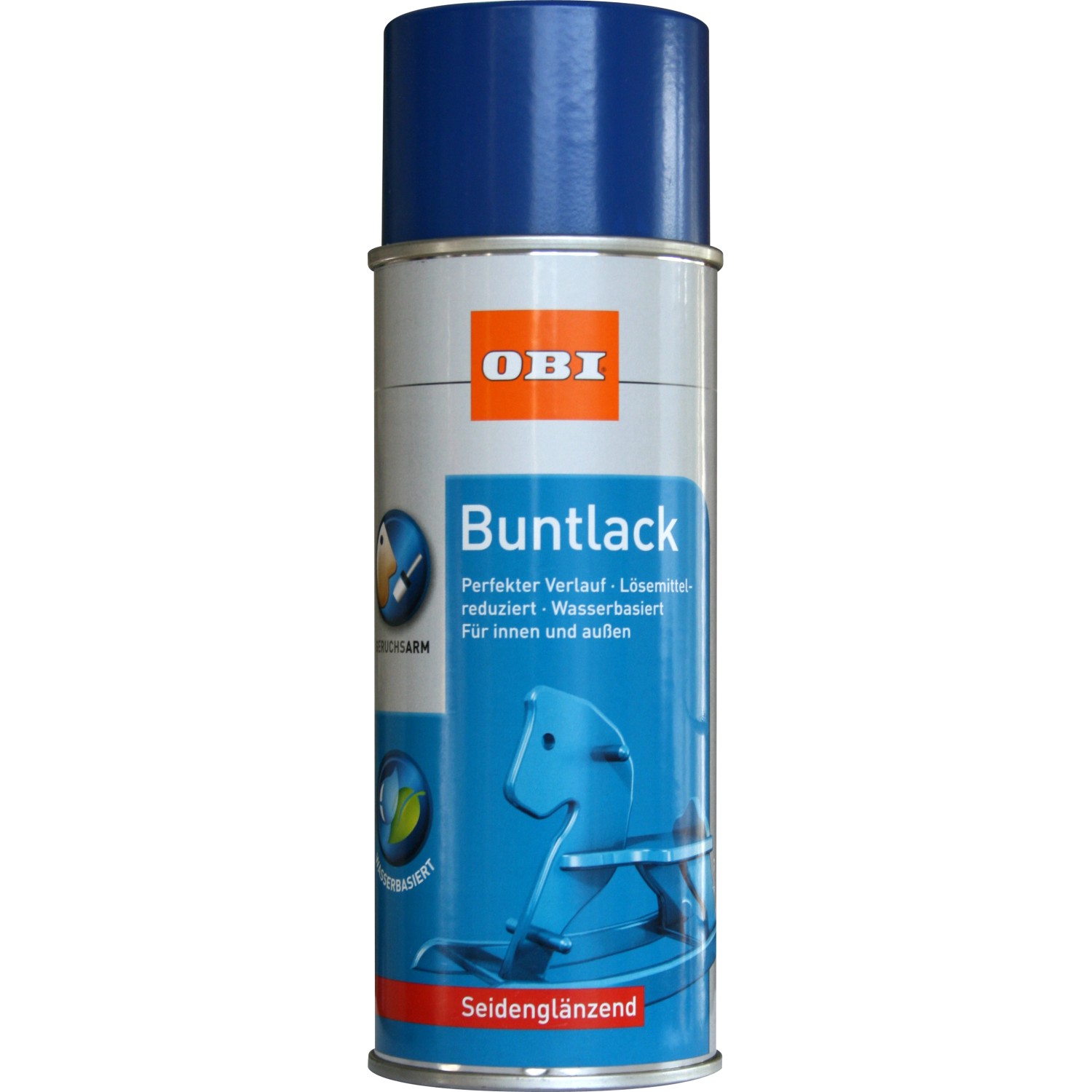 OBI Buntlack Spray RAL 5010 Enzianblau seidenglänzend wv 400 ml