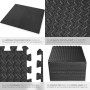 Tectake Schutzmattenset  24 Teilig Mit 48 Randstücken Je 61 x 61 cm 24Er Set 362 x 246 x 1 20 cm Schwarz_5