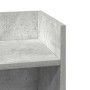 Betongrauer vidaXL Beistelltisch aus Holzwerkstoff. Detail der Ablage in moderner Betonoptik.