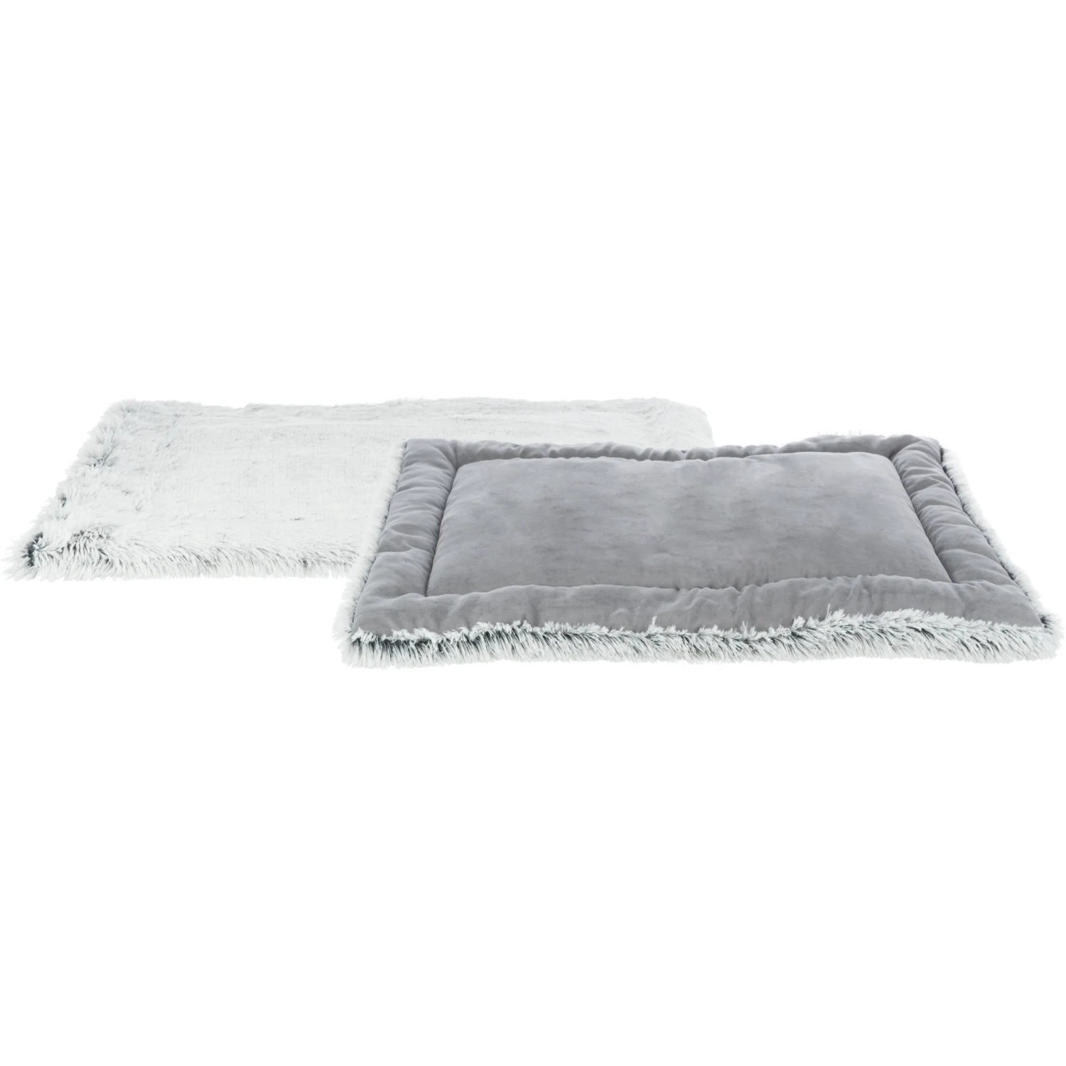 Trixie Liegematte Patchwork Für Hunde & Katzen – 80x55 Cm, Blau/grün, Rutschfeste Unterseite, Waschbar