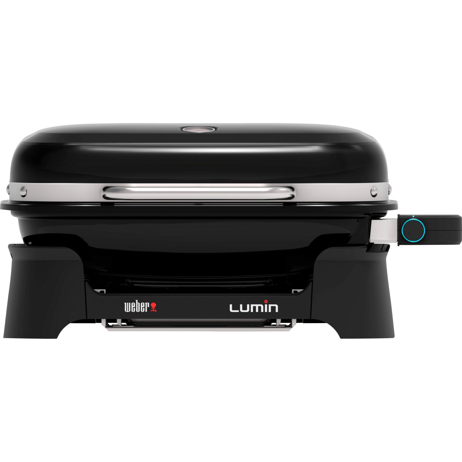 Weber Elektro-Tischgrill Lumin Schwarz 2200 W 49 x 33 cm