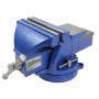 TRUTZHOLM Schraubstock, 150mm, drehbar mit Amboss für Werkbank.
