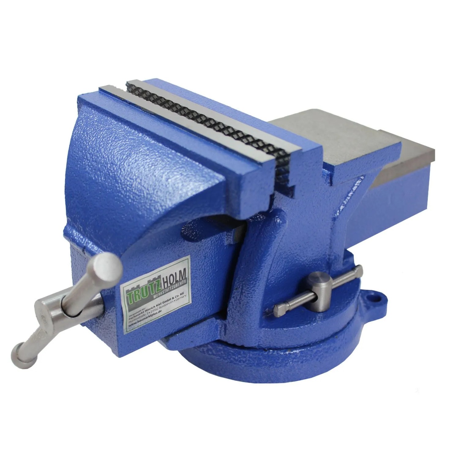 TRUTZHOLM Schraubstock Parallel 360° Drehbar mit Amboss für Werkbank 150 mm (6 Zoll)