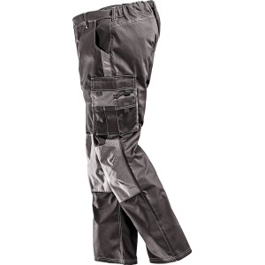 Safety&More Arbeitshose Nitro, schwarz-grau, Gr. XXL. Arbeitskleidung mit vielen Taschen.