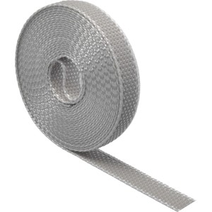 Schellenberg Rollladengurt Mini, 14 mm breit, 4,5 m lang, Grau, auf Rolle