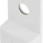 Weißer HmIP Fenstergriffsensor für Hausautomation, zur Erkennung von Fensterpositionen.
