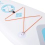 Detailaufnahme: Gepäcknetz mit Gummizug auf dem ZRAY Stand Up Paddle Board.