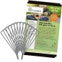 TTL GARDEN Unkrautvlies 100g/m² 2x15m Schwarz 30m² Inkl. 50 Erdanker 100mm Gartenvlies Mulchvlies UV-stabil Wasserdurchlässig