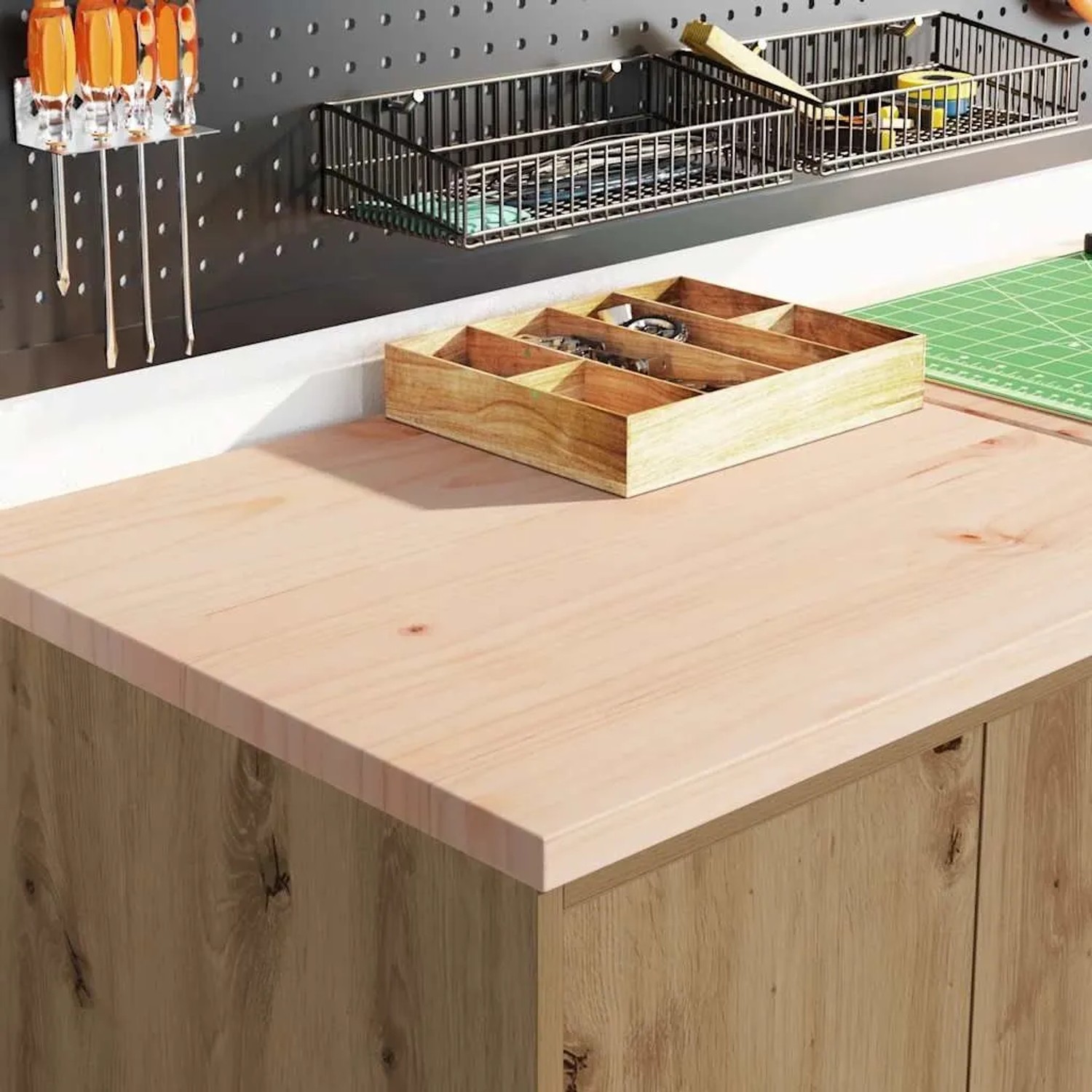 vidaXL Garagen-Aufbewahrungsschrank Artisan-Eiche Massivholz Kiefer 860579_3