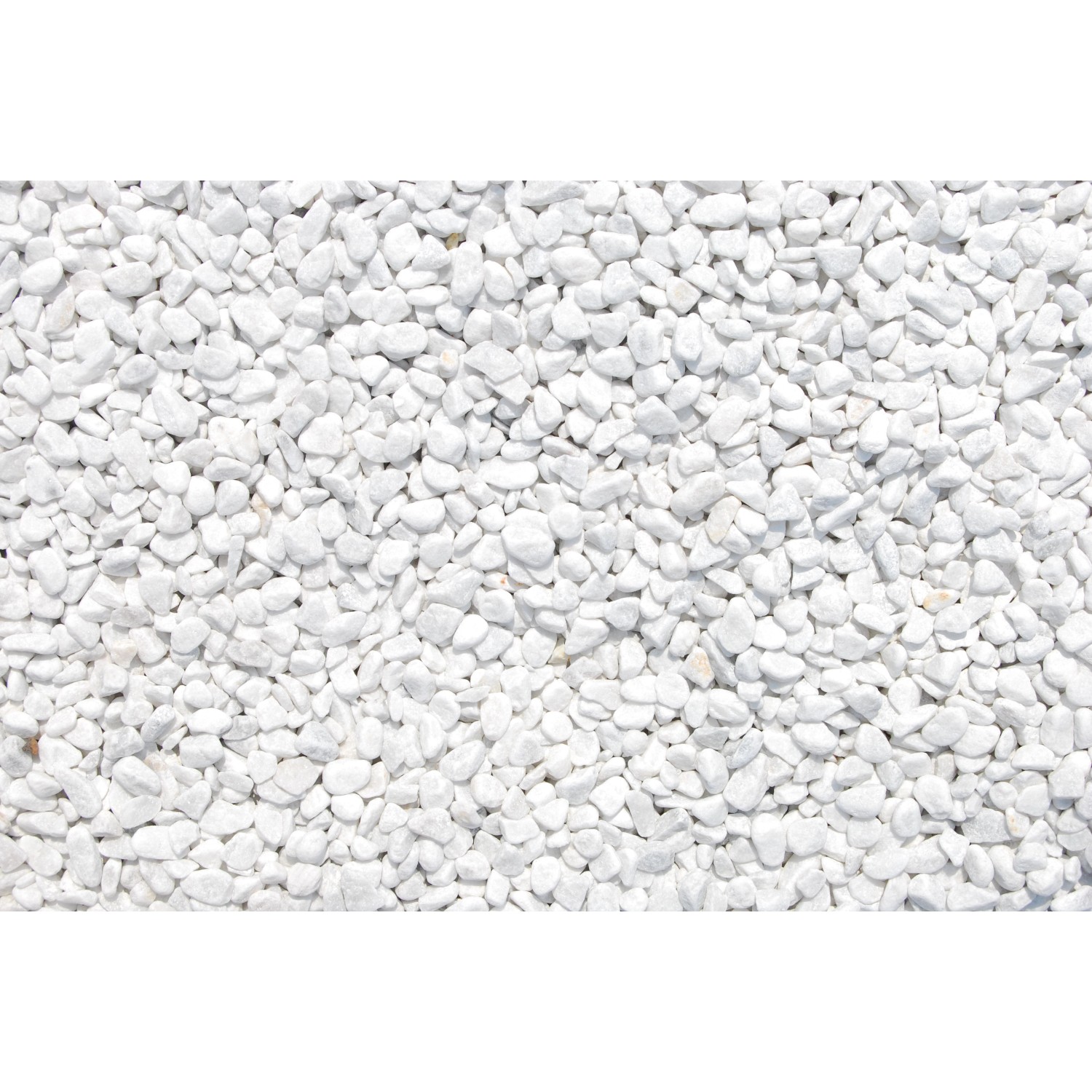 Marmorzierkiesel Carrara Weiß 5 - 12 mm 1000 kg Big-Bag